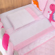Kit Berço Americano Dino 11 Peças - Rosa