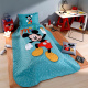 Kit Cobre Leito Colcha Solteiro Disney Home Fofinho 2,35m x 1,60m 02 Peças - Mickey