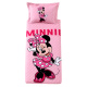 Kit Cobre Leito Colcha Solteiro Disney Home Fofinho 2,35m x 1,60m 02 Peças - Minnie