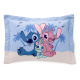 Kit Cobre Leito Colcha Solteiro Disney Home Fofinho 2,35m x 1,60m 02 Peças - Stitch Tropical