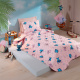 Kit Cobre Leito Colcha Solteiro Disney Infantil Fofinho 2,35m x 1,60m 01 Peça - Stitch Love