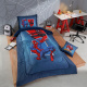 Kit Edredom Colcha Solteiro Disney Infantil Fofinho 2,40m x 1,60m 01 Peça - Spiderman Team