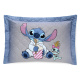 Kit Edredom Colcha Solteiro Disney Infantil Fofinho 2,40m x 1,60m 01 Peça - Stitch Relax