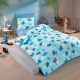 Kit Edredom Colcha Solteiro Disney Infantil Fofinho 2,40m x 1,60m 01 Peça - Stitch Folhas