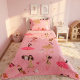 Kit Infantil Cobre Leito Matelado Solteiro Dupla Face 2,20m x 1,80m 02 Peças - Sofie / Rosa