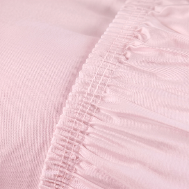 Lençol de Baixo Com Elástico 40cm Altura Casal Pádua 400 Fios Egípcio 100% Algodão - Rosa