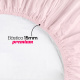 Lençol de Baixo Com Elástico 40cm Altura Casal Pádua 400 Fios Egípcio 100% Algodão - Rosa