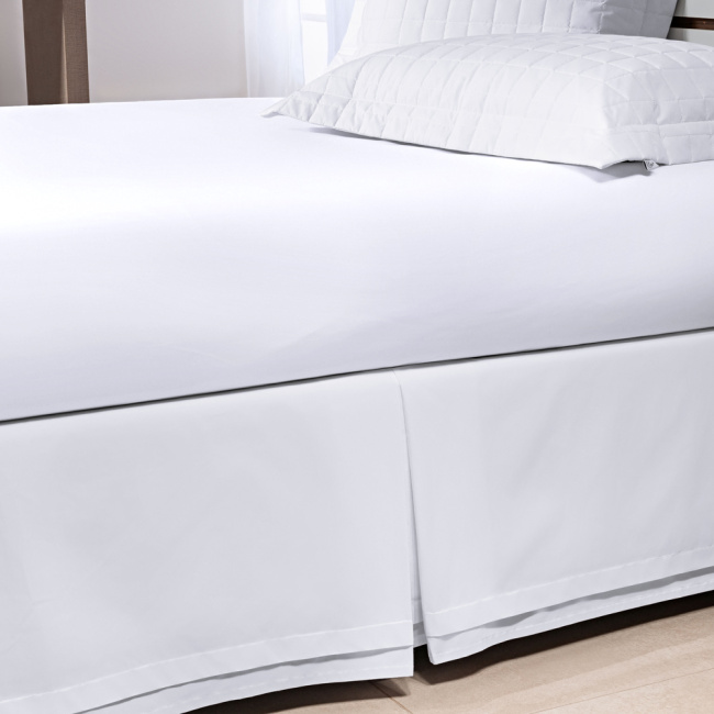 Lençol Solteiro King com Elástico Slip 200 Fios 100% Algodão Glass 01 Peça - Branco