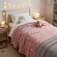 Manta Infantil Glow Brilha no Escuro 180g/m² 2,00m x 1,50m 01 Peça - Estrelas Rosa