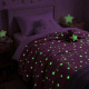 Manta Infantil Glow Brilha no Escuro 180g/m² 2,00m x 1,50m 01 Peça - Estrelas Rosa