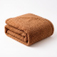 Mantinha Cobertor Dupla Face Sherpa Glamour Toque Macio e Aveludada Quentinha 2,10m x 1,90m 01 Peça - Marrom