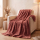 Mantinha Cobertor Dupla Face Sherpa Glamour Toque Macio e Aveludada Quentinha 2,10m x 1,90m 01 Peça - Vermelho