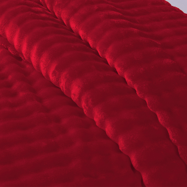 Mantinha Cobertor Soft Queen Conforto Tecido 340g/m² 01 Peça - Vermelho