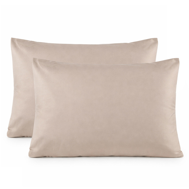 Fronha Careca 70cm x 50cm Pádua 400 Fios Egípcio 100% Algodão 02 Peças - Cáqui