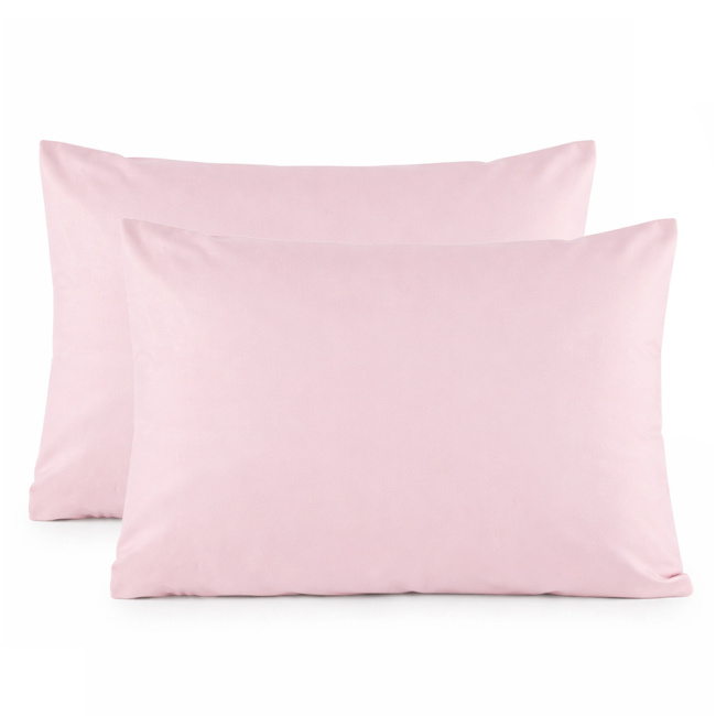 Fronha Careca 70cm x 50cm Pádua 400 Fios Egípcio 100% Algodão 02 Peças - Rosa