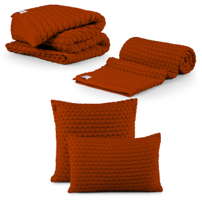 Peseira Liz Tricot Topázio Tecido 100% Acrílico 01 Peça - Cobre