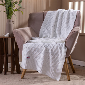 Peseira Trevi Tricot 2,60m x 70cm 100% Acrílico 01 Peça - Branco