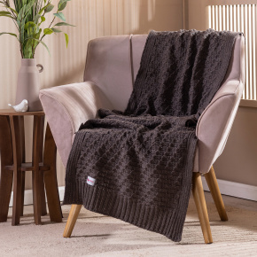 Peseira Trevi Tricot 2,60m x 70cm 100% Acrílico 01 Peça - Tabaco