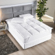 Pillow Top Casal Suavitec Micropercal 200 Fios 400g/m² 1,88m x 1,38m x 40cm 01 Peça - Branco