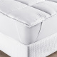 Pillow Top Casal Suavitec Micropercal 200 Fios 400g/m² 1,88m x 1,38m x 40cm 01 Peça - Branco