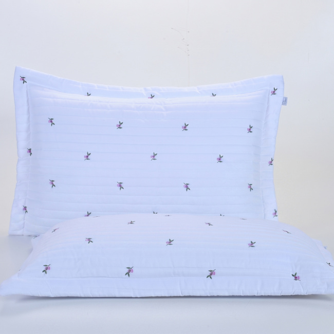 Porta Travesseiro 70cm x 50cm + Abas Ellora 400 Fios Percal Peletizado 01 Peça - Branco