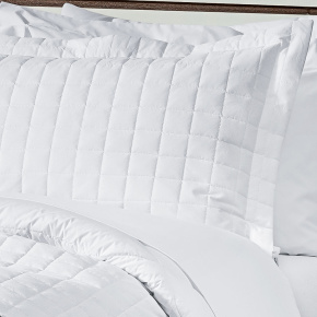 Porta Travesseiro 70cm x 50cm Glass Com Abas Percal 200 Fios 01 Peça - Branco