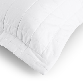 Porta Travesseiro 70cm x 50cm Glass Com Abas Percal 200 Fios 01 Peça - Branco