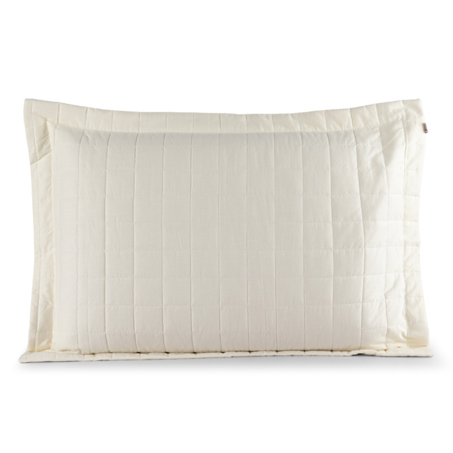 Porta Travesseiro 70cm x 50cm Glass Com Abas Percal 200 Fios 01 Peça - Palha