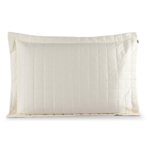 Porta Travesseiro 70cm x 50cm Glass Com Abas Percal 200 Fios 01 Peça - Palha