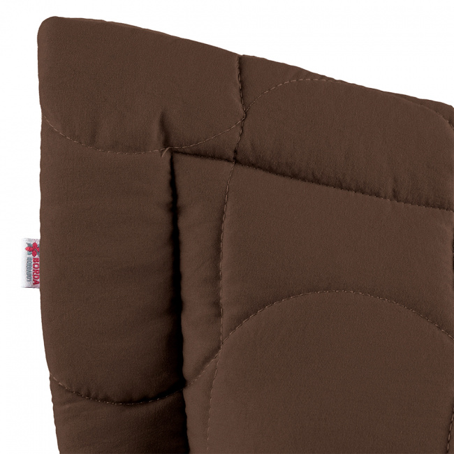 Porta Travesseiro 70cm x 50cm Harmony Dupla Face Toque Macio 400 Fios 02 Peças - Tabaco / Bege