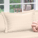 Porta Travesseiro 70cm x 50cm Zapt Zum 200 Fios 100% Algodão 01 Peça - Bege