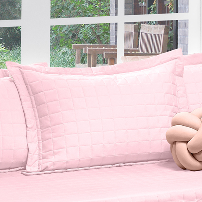 Porta Travesseiro 70cm x 50cm Zapt Zum 200 Fios 100% Algodão 01 Peça - Rosa