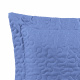 Porta Travesseiro Matelado em Tecido Microfibra 80cm x 60cm -Azul Bebê