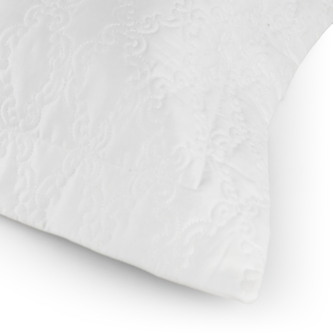 Porta Travesseiro Venetto 100% Algodão 400 Fios Egípcios 70cm x 50cm 01 Peça - Branco