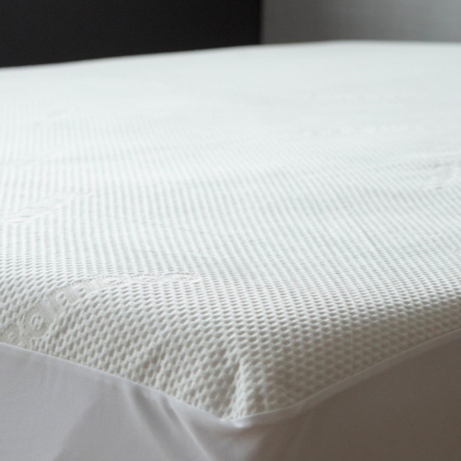 Protetor de Colchão King Bambu Blend Impermeável 2,03m x 1,98m x 40cm 01 Peça - Branco