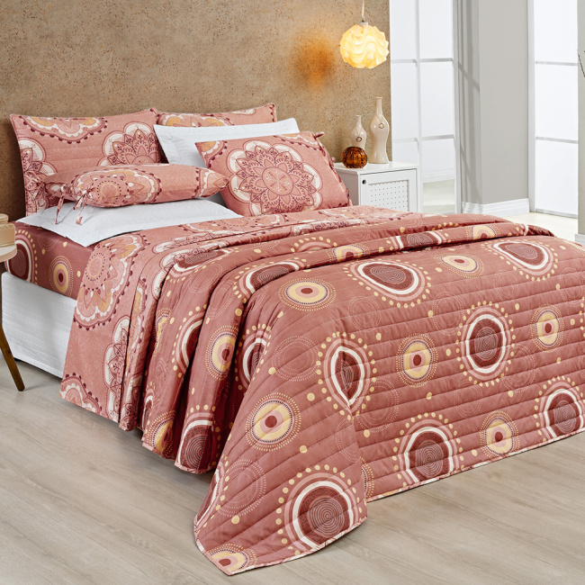 Roupa de Cama Casal King Floreal 04 Peças - Renda
