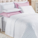 Roupa de Cama Casal King Kit Top Line 180 Fios 04 Peças - Branco