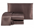 Roupa de Cama Casal Queen JF Cetim Charmousse 04 Peças - Tabaco