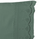 Roupa de Cama Casal Royal Bordado Inglês Percal Toque Macio 04 Peças - Verde