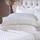 Roupa de Cama Lençol King Oliviéri Percal 400 Fios Egípcio Bordado 100% Algodão 04 Peças - Dourado