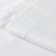 Roupa de Cama King Zoe 2,80m x 2,60m 800 Fios Egípcio Acetinado 100% Algodão 04 Peças - Branco