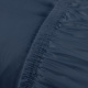 Roupa de Cama Lençol Casal Pádua 400 Fios Egípcio 100% Algodão Bordado Ponto Ajour 03 Peças - Azul