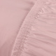 Roupa de Cama Lençol King Pádua 400 Fios Egípcio 100% Algodão Bordado Ponto Ajour 03 Peças - Rosa Chá