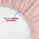 Roupa de Cama Lençol King Pádua 400 Fios Egípcio 100% Algodão Bordado Ponto Ajour 03 Peças - Rosa Chá