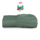 Roupa de Cama Lençol King Pádua 400 Fios Egípcio 100% Algodão Bordado Ponto Ajour 03 Peças - Verde