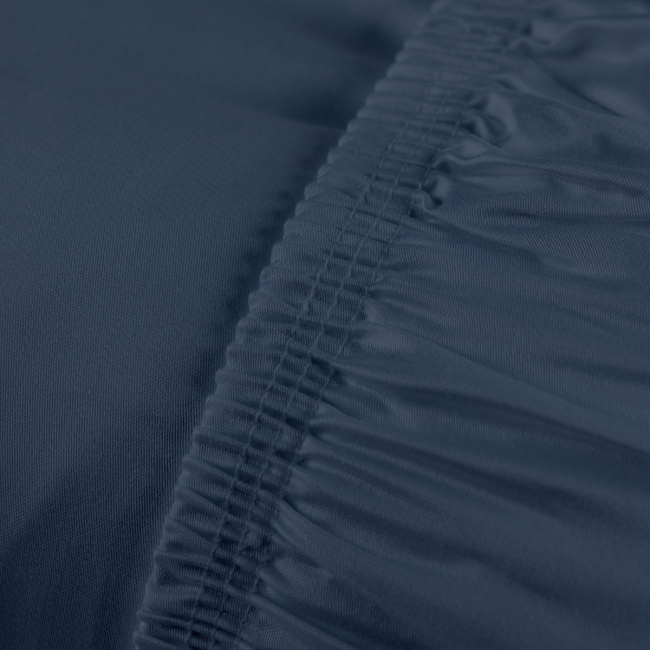 Roupa de Cama Lençol Queen Pádua 400 Fios Egípcio 100% Algodão Bordado Ponto Ajour 03 Peças - Azul