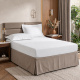Roupa de Cama Lençol Queen Pádua 400 Fios Egípcio 100% Algodão Bordado Ponto Ajour 03 Peças - Branco