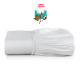 Roupa de Cama Lençol Queen Pádua 400 Fios Egípcio 100% Algodão Bordado Ponto Ajour 03 Peças - Branco