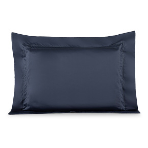 Roupa de Cama Lençol Solteiro King Pádua 400 Fios Egípcio 100% Algodão Bordado Ponto Ajour 03 Peças - Azul