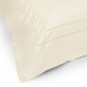 Roupa de Cama Lençol Solteiro King Pádua 400 Fios Egípcio 100% Algodão Bordado Ponto Ajour 03 Peças - Palha